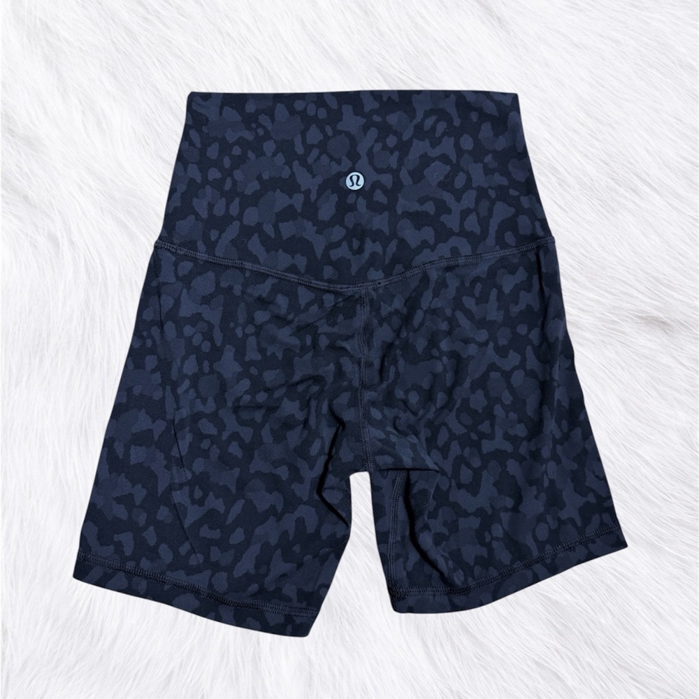 Lululemon align shorts camo black high rise size 2